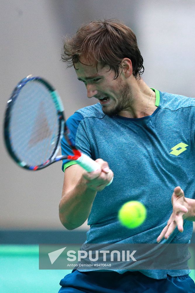 Tennis. Davis Cup. Russia vs. Austria. Day one
