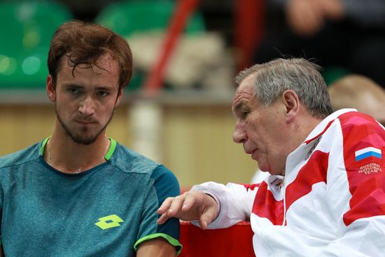 Tennis. Davis Cup. Russia vs. Austria. Day one