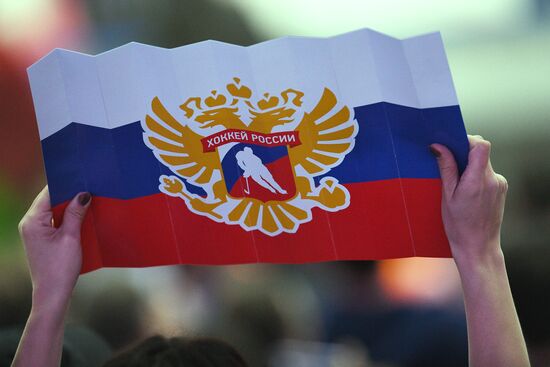 Euro Ice Hockey Challenge. Russia vs. Germany