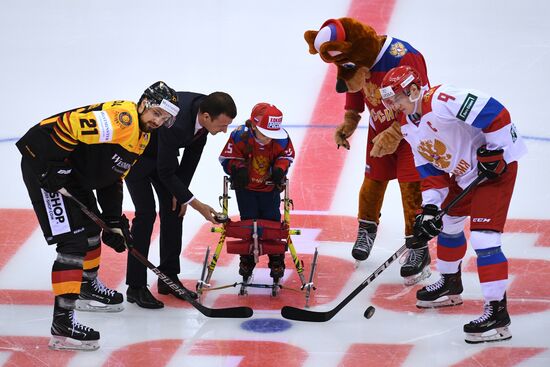 Euro Ice Hockey Challenge. Russia vs. Germany