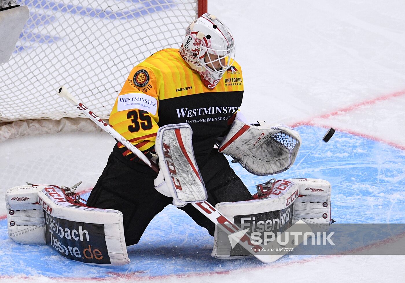Euro Ice Hockey Challenge. Russia vs. Germany