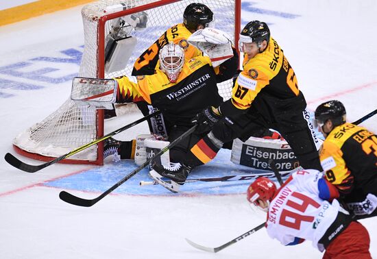 Euro Ice Hockey Challenge. Russia vs. Germany