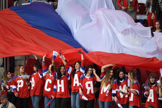 Euro Ice Hockey Challenge. Russia vs. Germany