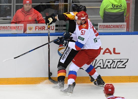 Euro Ice Hockey Challenge. Russia vs. Germany