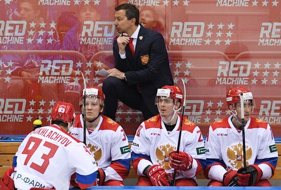 Euro Ice Hockey Challenge. Russia vs. Germany