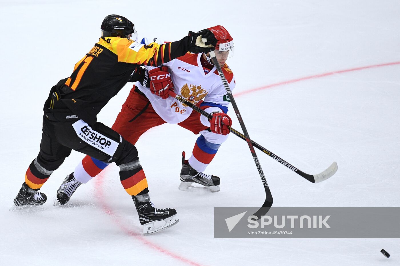 Euro Ice Hockey Challenge. Russia vs. Germany