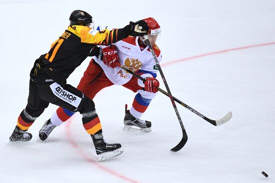 Euro Ice Hockey Challenge. Russia vs. Germany