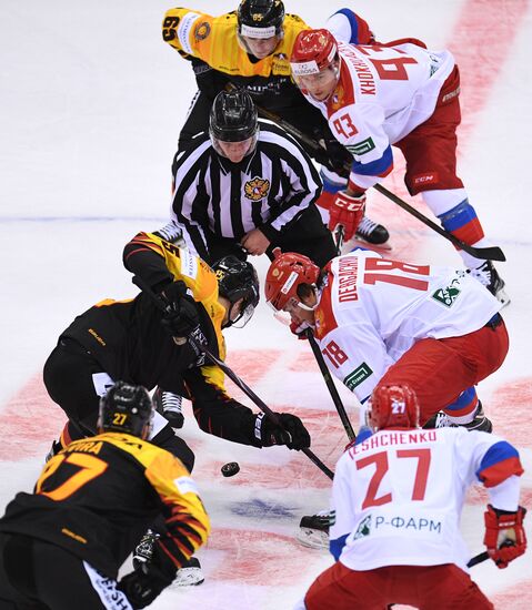 Euro Ice Hockey Challenge. Russia vs. Germany