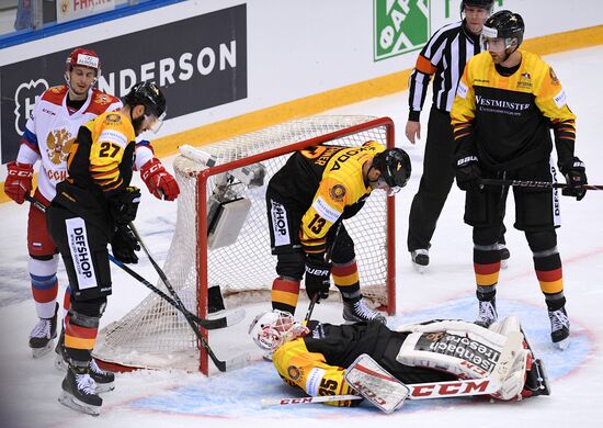 Euro Ice Hockey Challenge. Russia vs. Germany