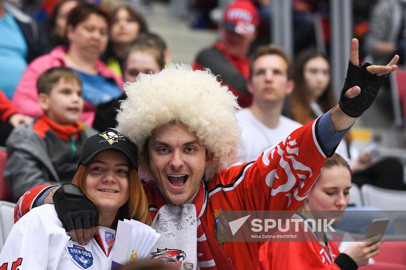 Euro Ice Hockey Challenge. Russia vs. Germany