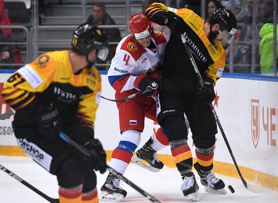 Euro Ice Hockey Challenge. Russia vs. Germany