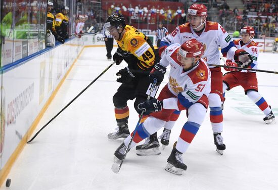 Euro Ice Hockey Challenge. Russia vs. Germany