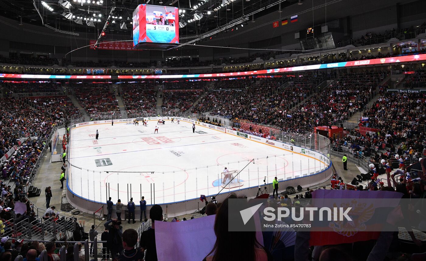 Euro Ice Hockey Challenge. Russia vs. Germany
