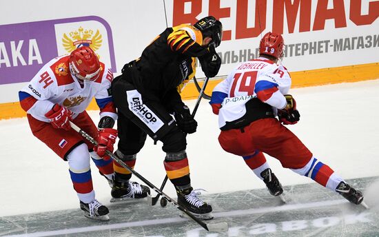 Euro Ice Hockey Challenge. Russia vs. Germany