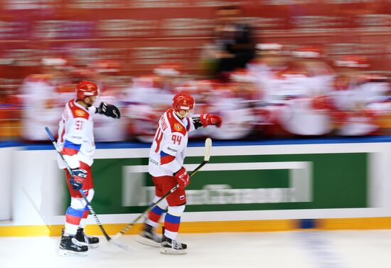 Euro Ice Hockey Challenge. Russia vs. Germany