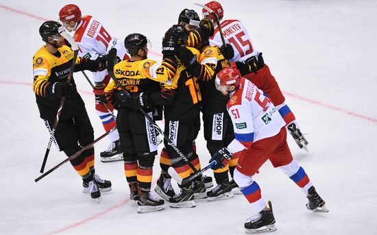 Euro Ice Hockey Challenge. Russia vs. Germany