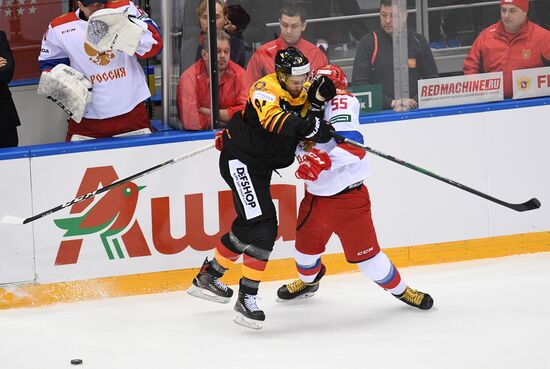 Euro Ice Hockey Challenge. Russia vs. Germany