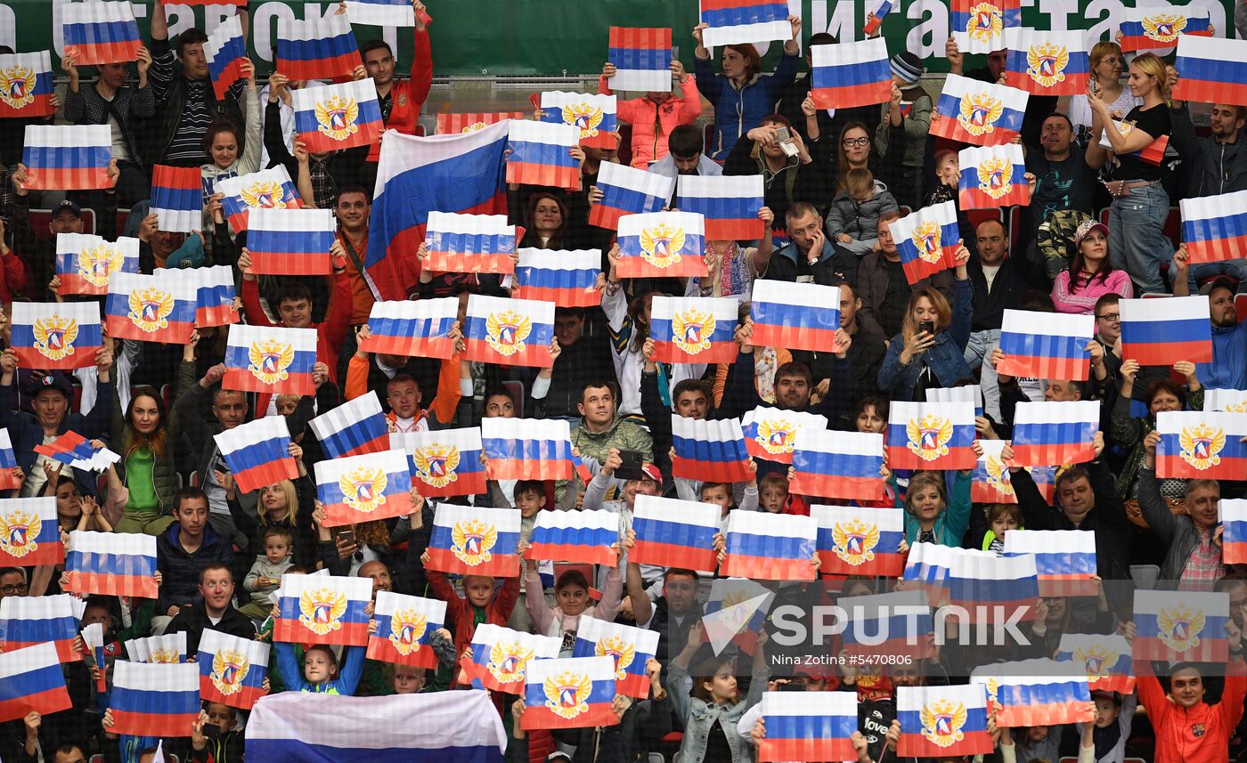 Euro Ice Hockey Challenge. Russia vs. Germany