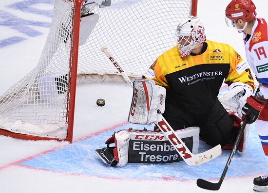 Euro Ice Hockey Challenge. Russia vs. Germany