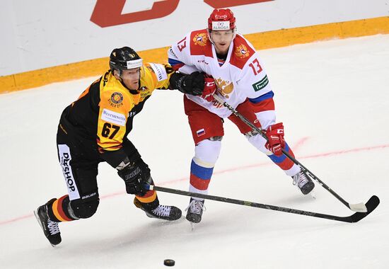Euro Ice Hockey Challenge. Russia vs. Germany