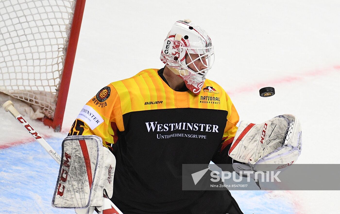 Euro Ice Hockey Challenge. Russia vs. Germany
