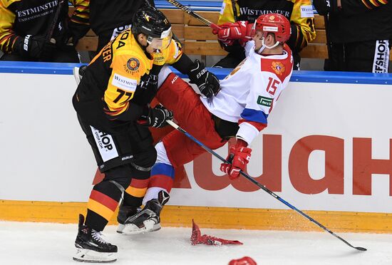 Euro Ice Hockey Challenge. Russia vs. Germany