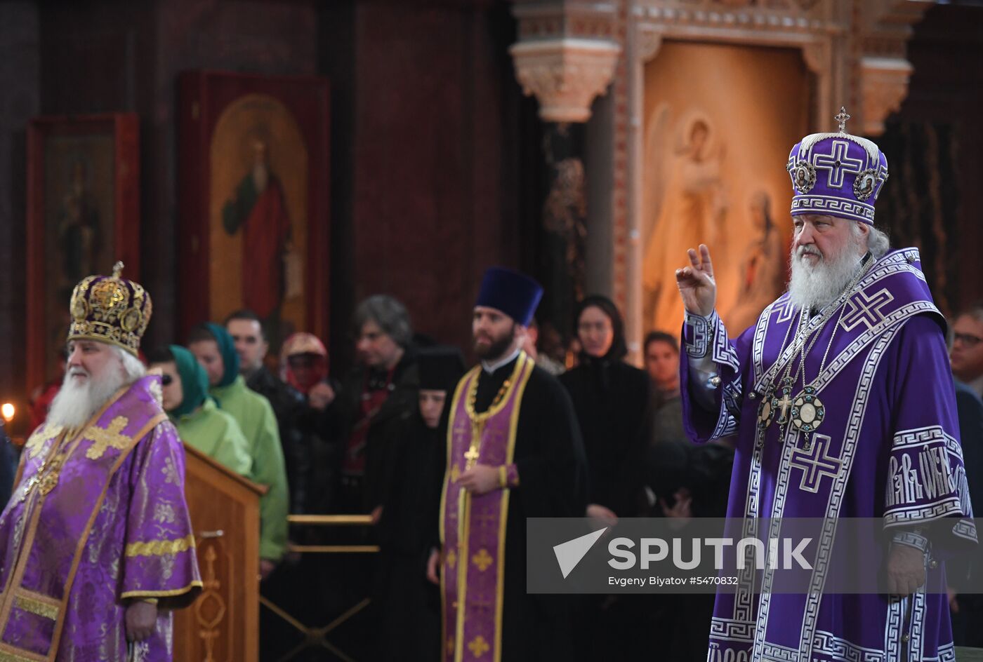 Annunciation service by Patriarch Kirill
