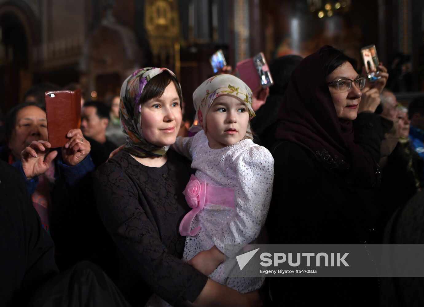 Annunciation service by Patriarch Kirill