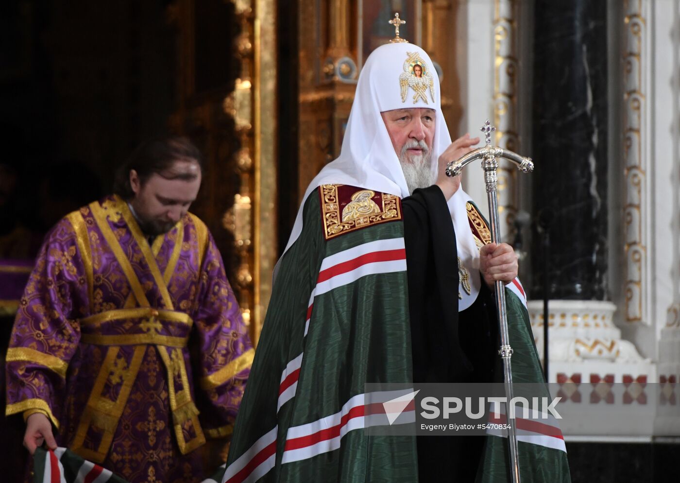 Annunciation service by Patriarch Kirill