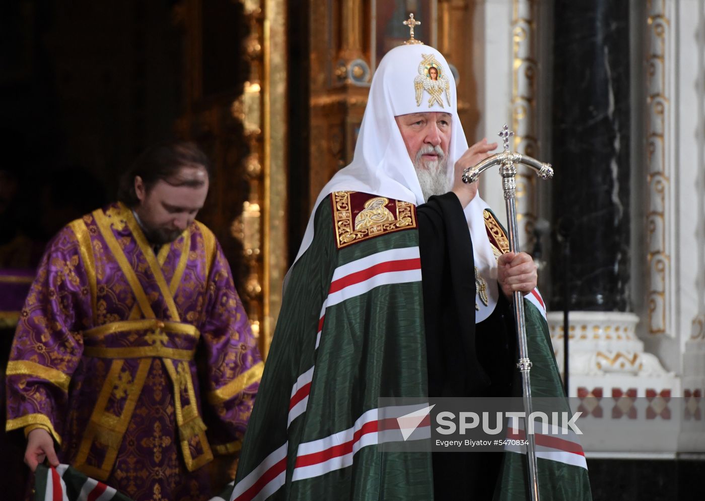Annunciation service by Patriarch Kirill
