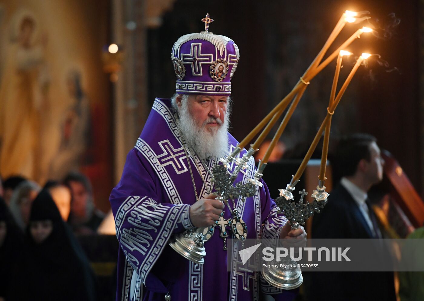 Annunciation service by Patriarch Kirill