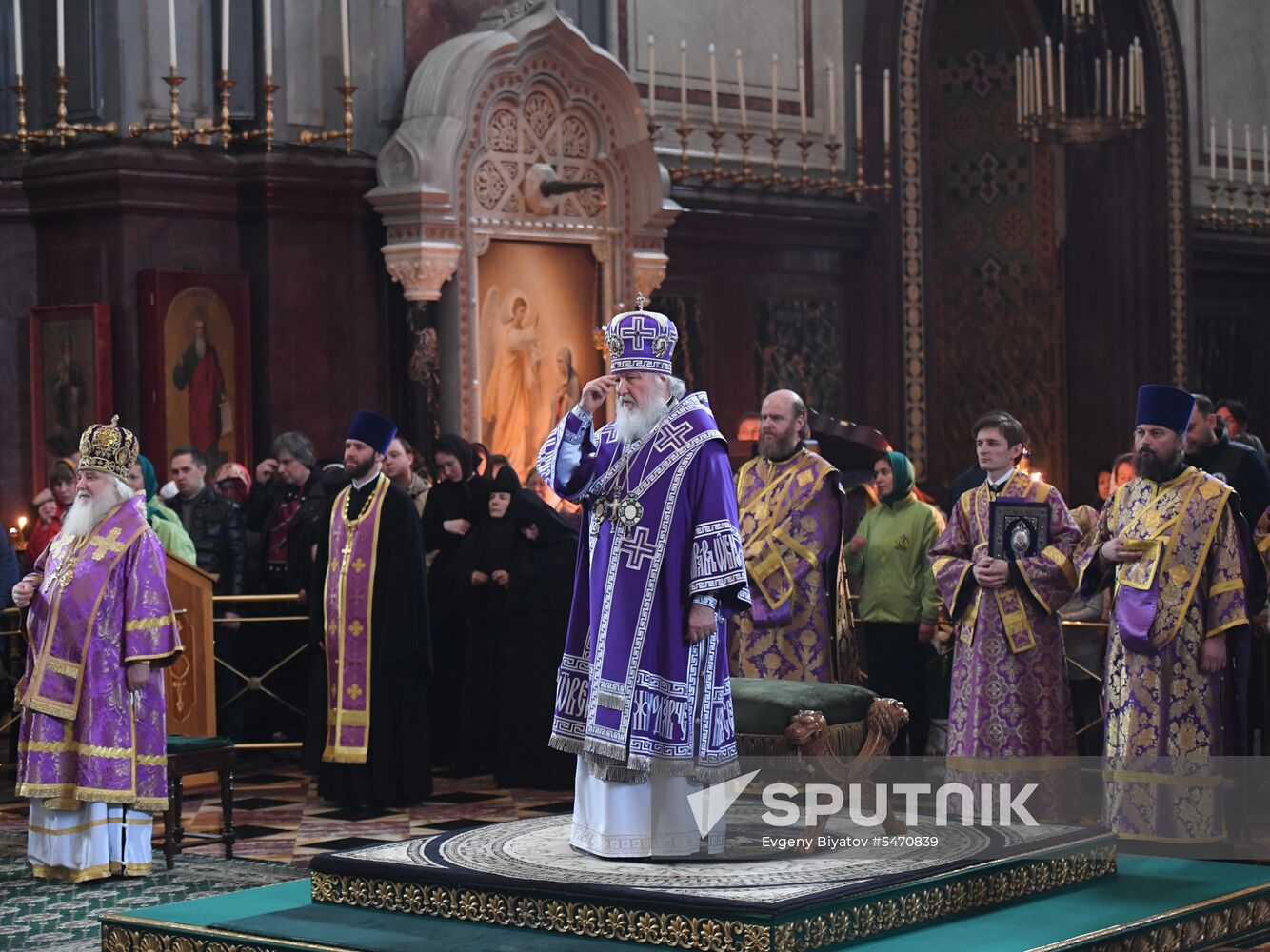 Annunciation service by Patriarch Kirill