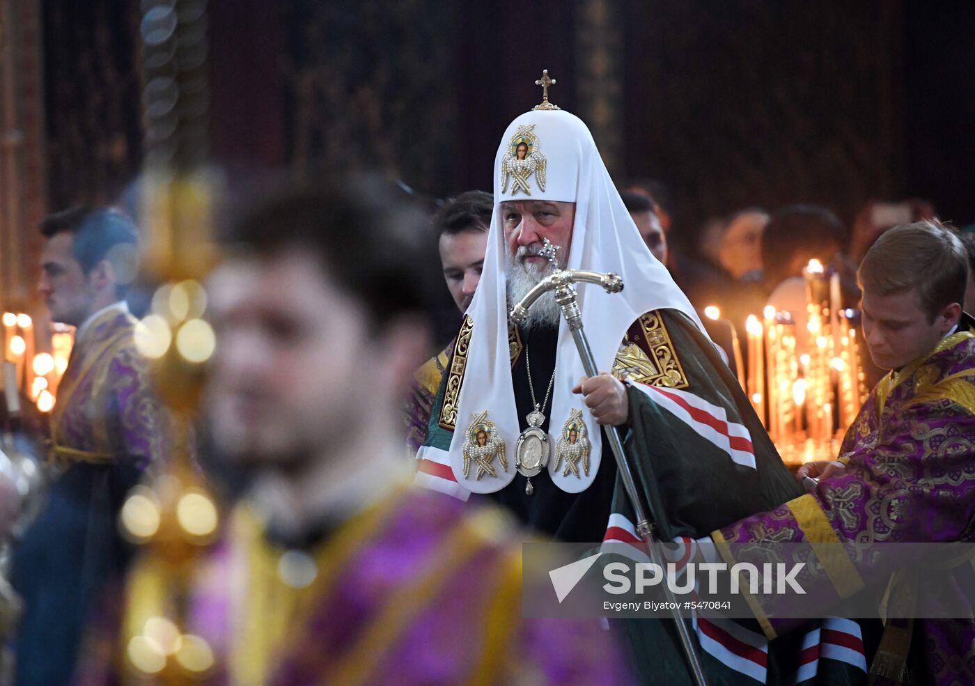 Annunciation service by Patriarch Kirill