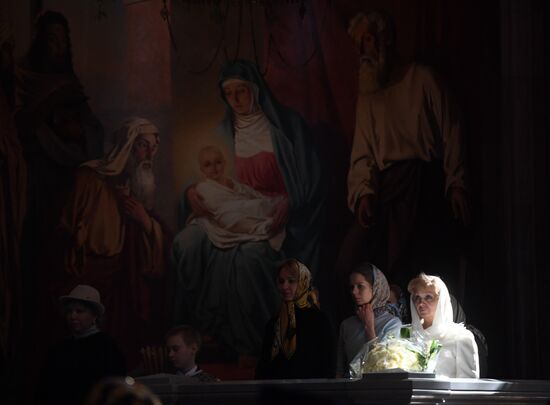 Annunciation service by Patriarch Kirill