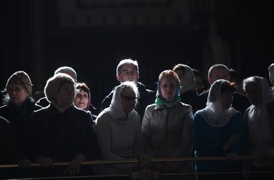 Annunciation service by Patriarch Kirill