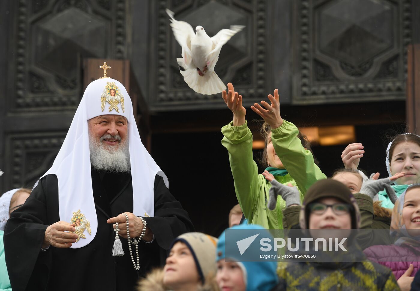 Annunciation service by Patriarch Kirill