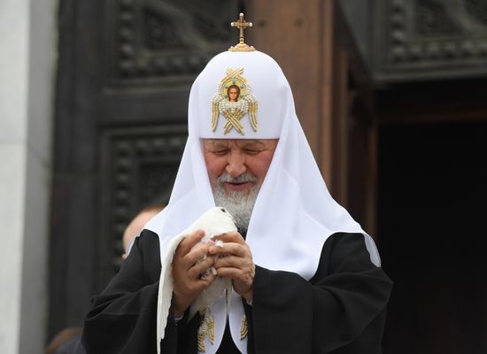 Annunciation service by Patriarch Kirill