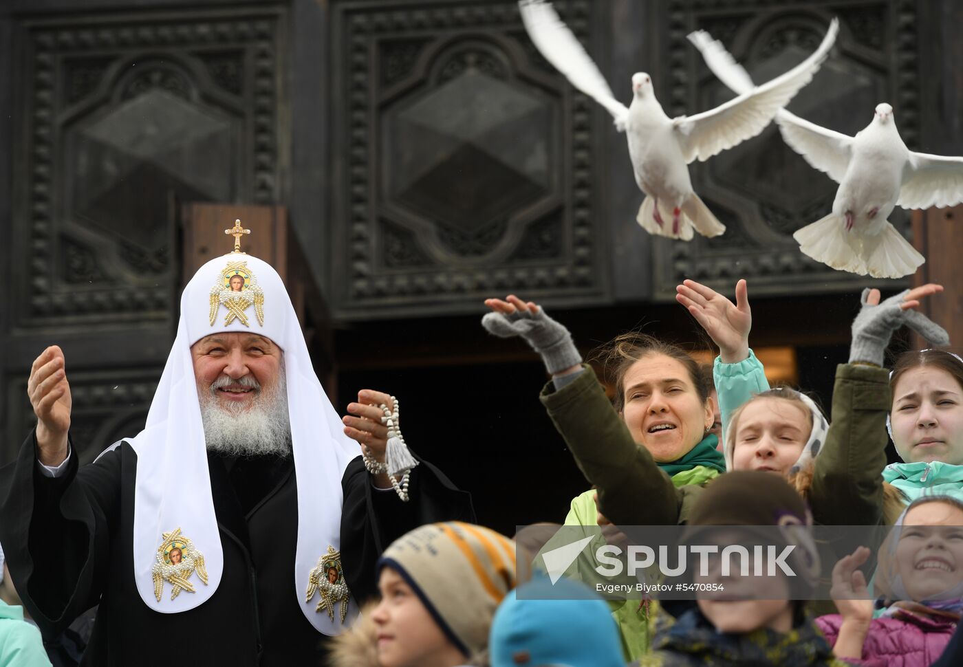 Annunciation service by Patriarch Kirill