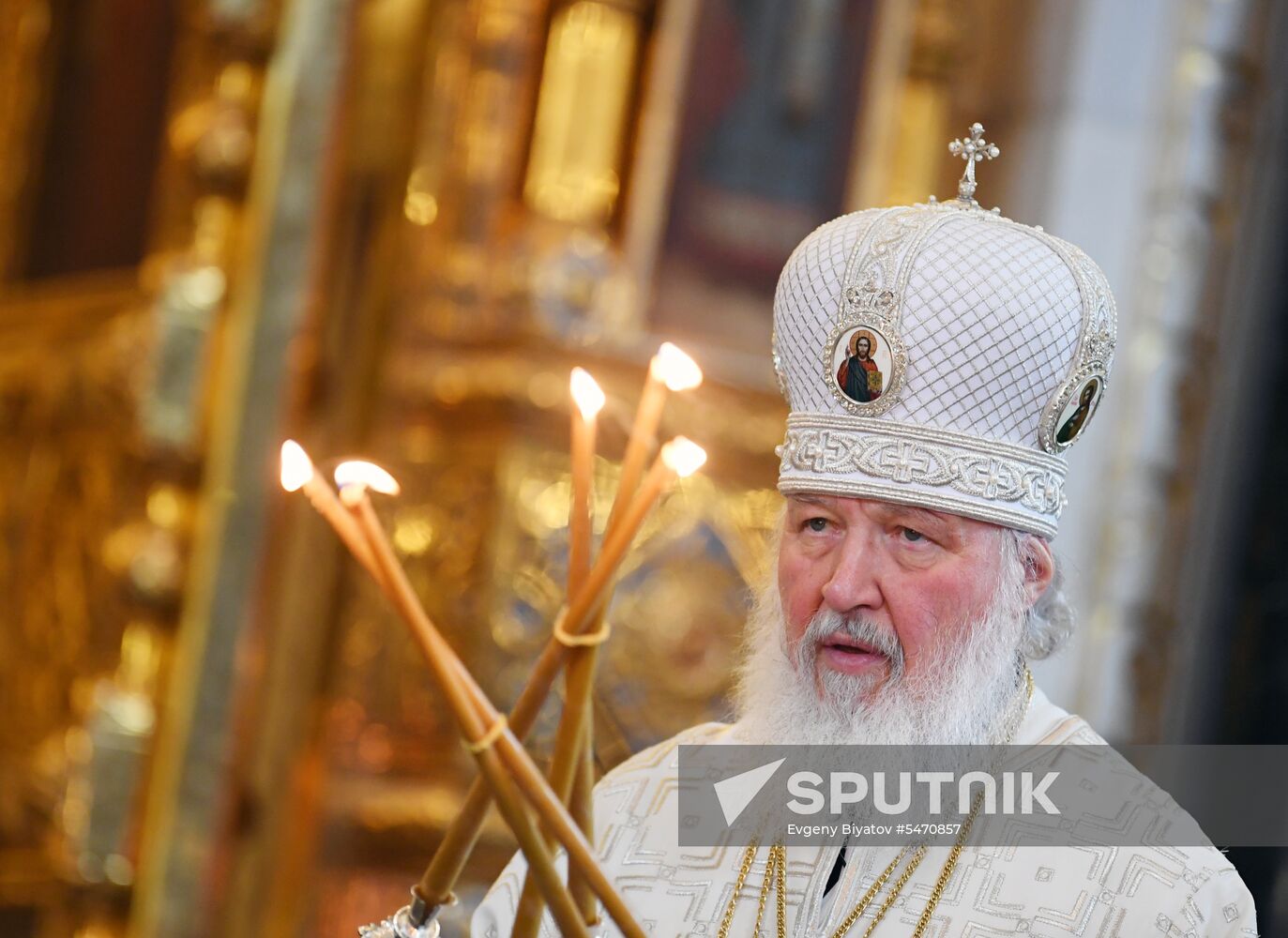 Annunciation service by Patriarch Kirill