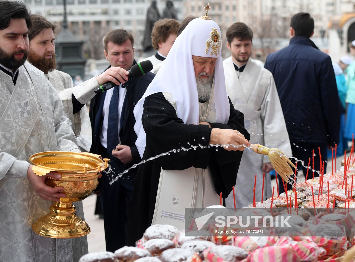 Annunciation service by Patriarch Kirill