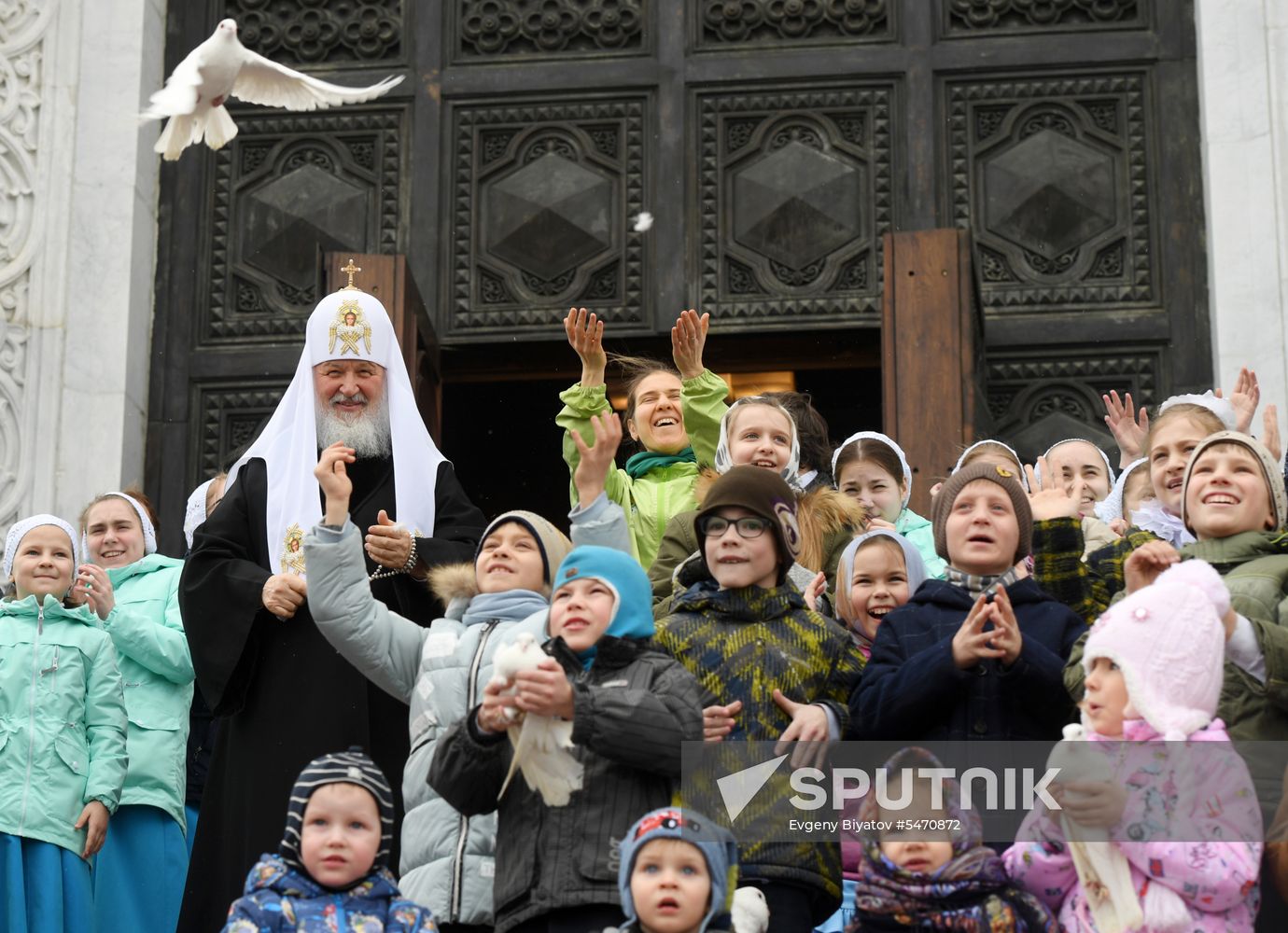 Annunciation service by Patriarch Kirill