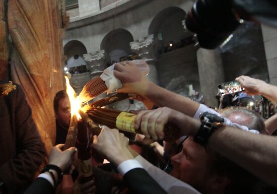 Descent of the Holy Fire at Church of the Holy Sepulchre