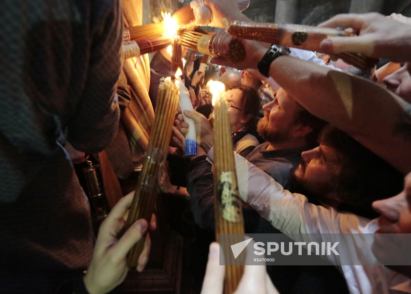 Descent of the Holy Fire at Church of the Holy Sepulchre