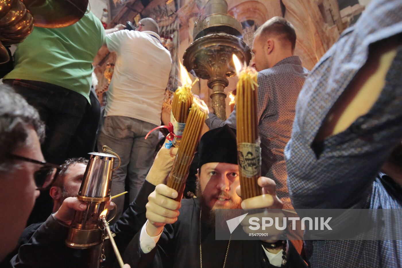 Descent of the Holy Fire at Church of the Holy Sepulchre