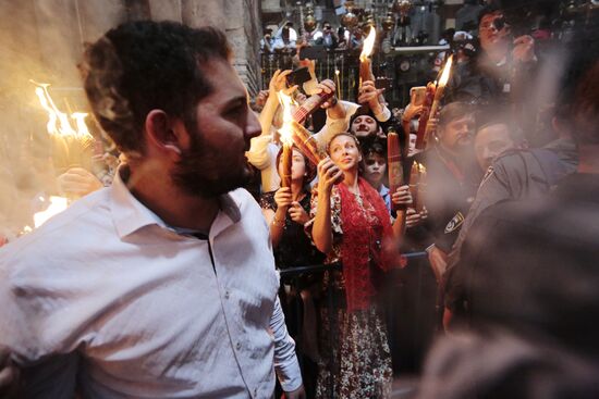 Descent of the Holy Fire at Church of the Holy Sepulchre