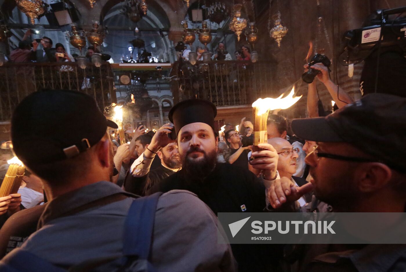 Descent of the Holy Fire at Church of the Holy Sepulchre