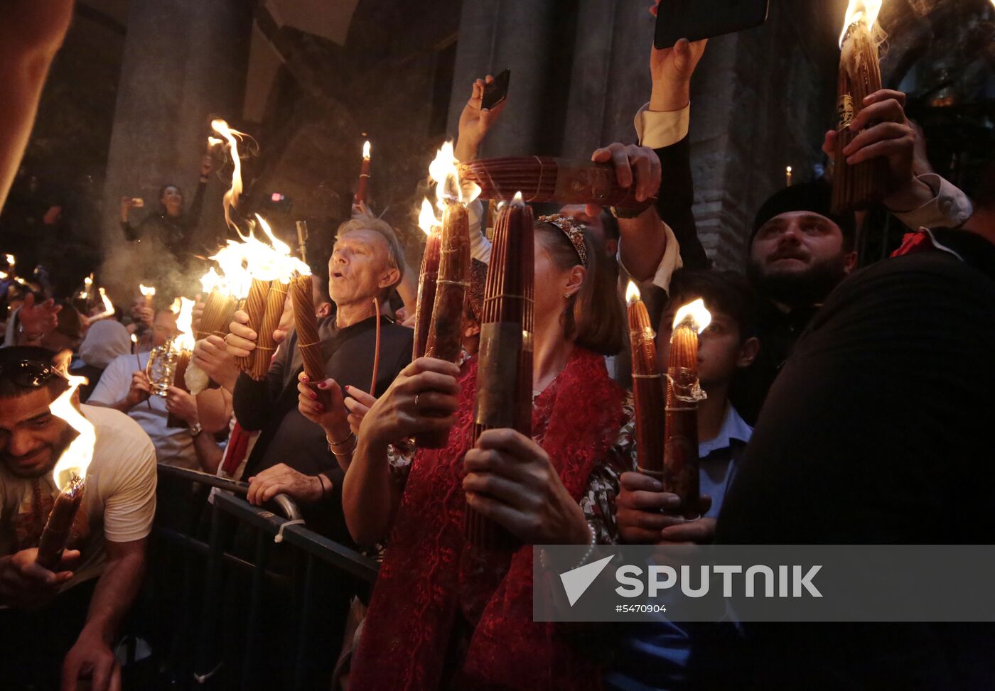 Descent of the Holy Fire at Church of the Holy Sepulchre