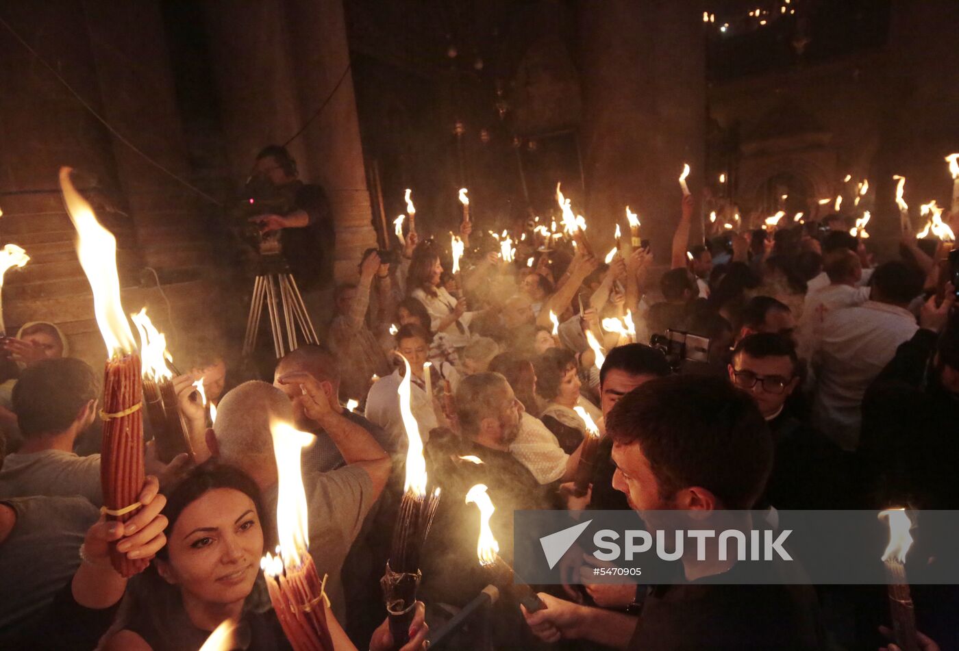 Descent of the Holy Fire at Church of the Holy Sepulchre