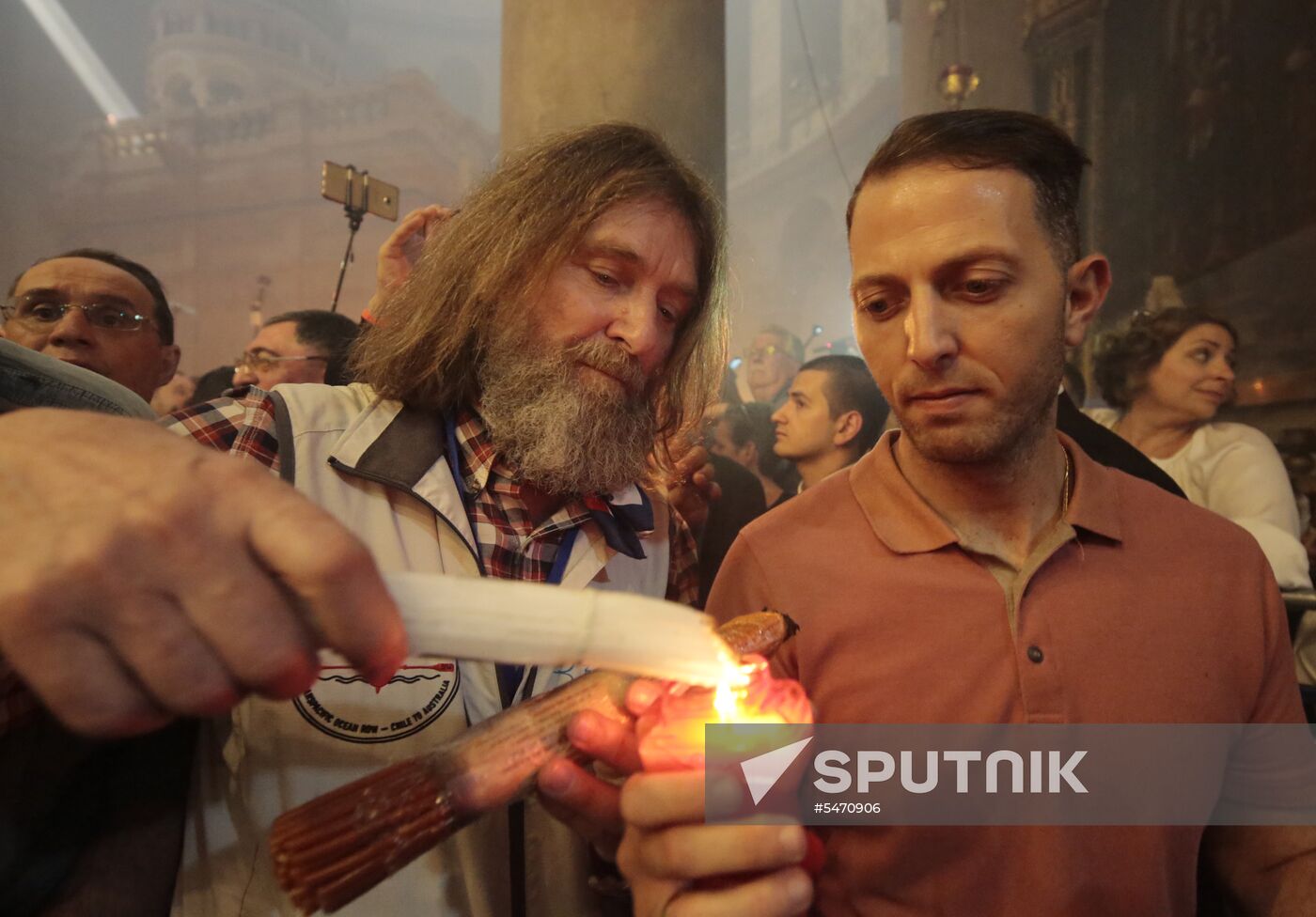 Descent of the Holy Fire at Church of the Holy Sepulchre