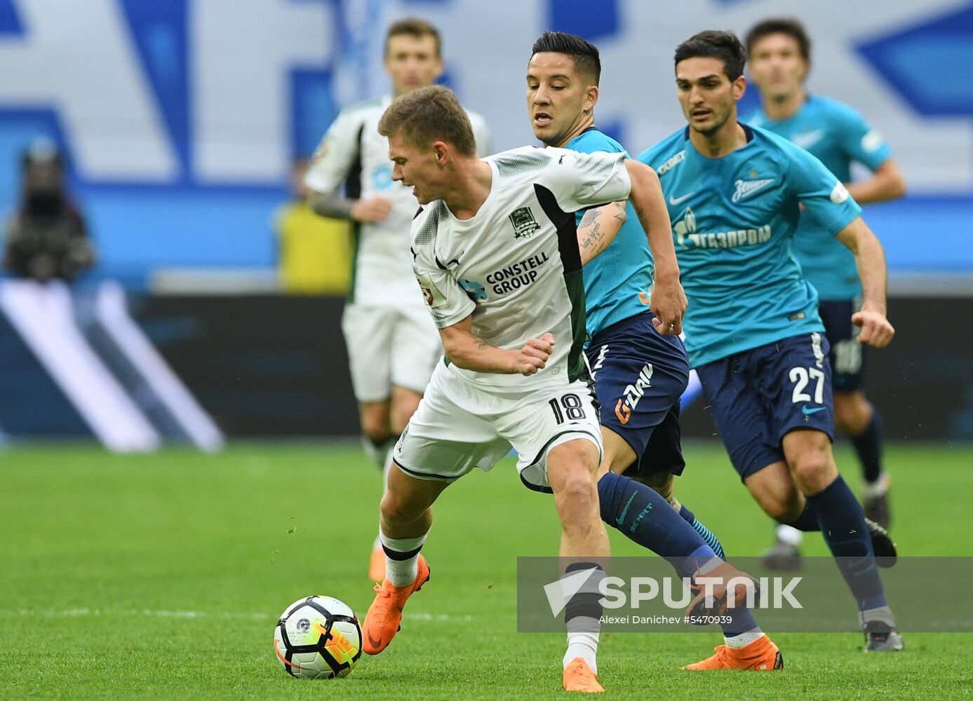 Russian Football Premier League. Zenit vs. Krasnodar